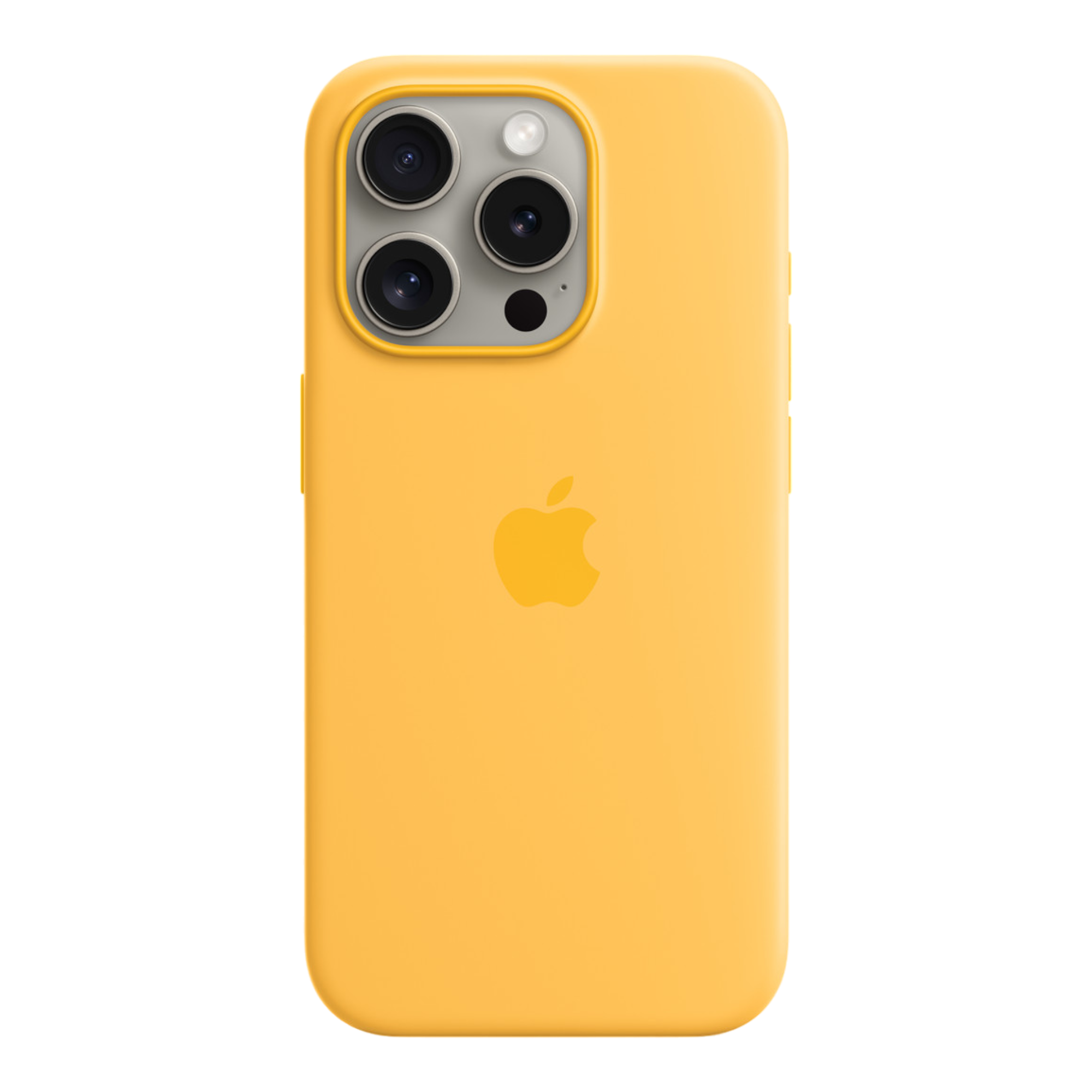 iPhone 15 Pro Silicone Case with MagSafe - Sunshine - alAsil